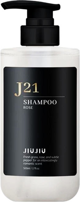 JIUJIU 親親 輕奢香氛洗髮精 J21 馥郁玫瑰, 500ml, 1瓶