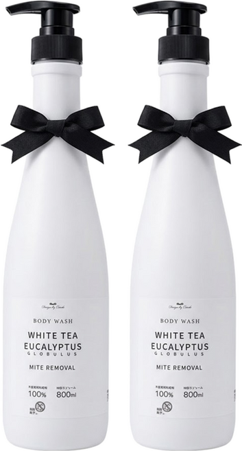 QUNDO 康朵 白茶尤加利香水沐浴乳, 800ml, 2瓶