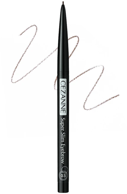 세잔느 슈퍼 슬림 아이브로우 오토펜슬 0.02g, 03 내추럴브라운, 1개 - 쿠팡