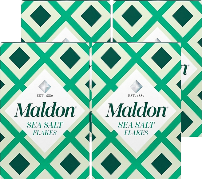 Maldon 馬爾頓 天然海鹽, 125g, 4盒
