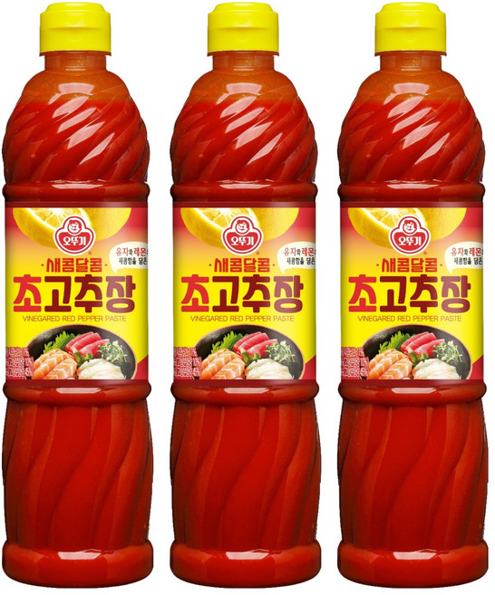 오뚜기 초고추장 S, 1.08kg, 3개