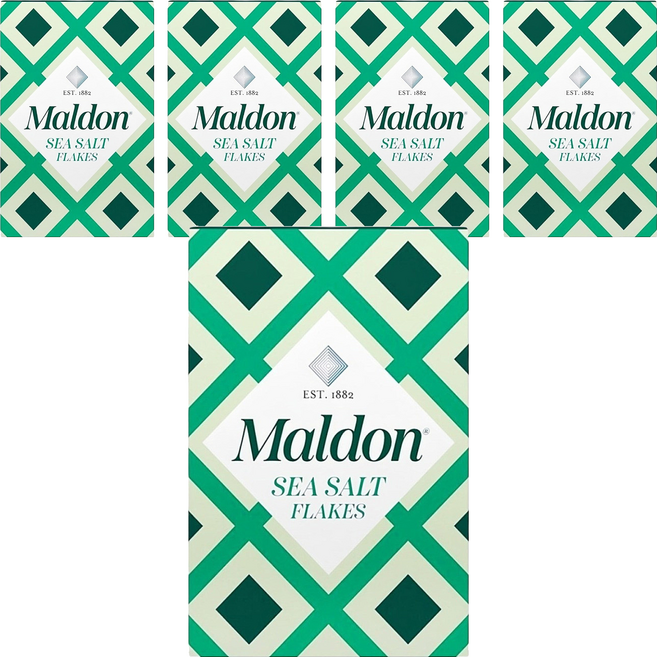 Maldon 馬爾頓 天然海鹽, 125g, 5盒