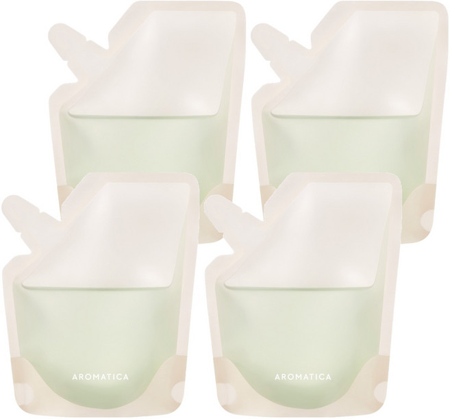 아로마티카 로즈마리 루트 인핸서 헤어토닉 리필, 100ml, 4개