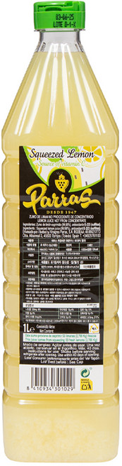 파라스 착즙 레몬 주스, 1L, 1개
