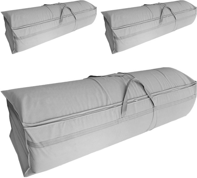 더베딩샵 메모리폼 토퍼 매트리스 보관가방 퀸, 그레이, 3개