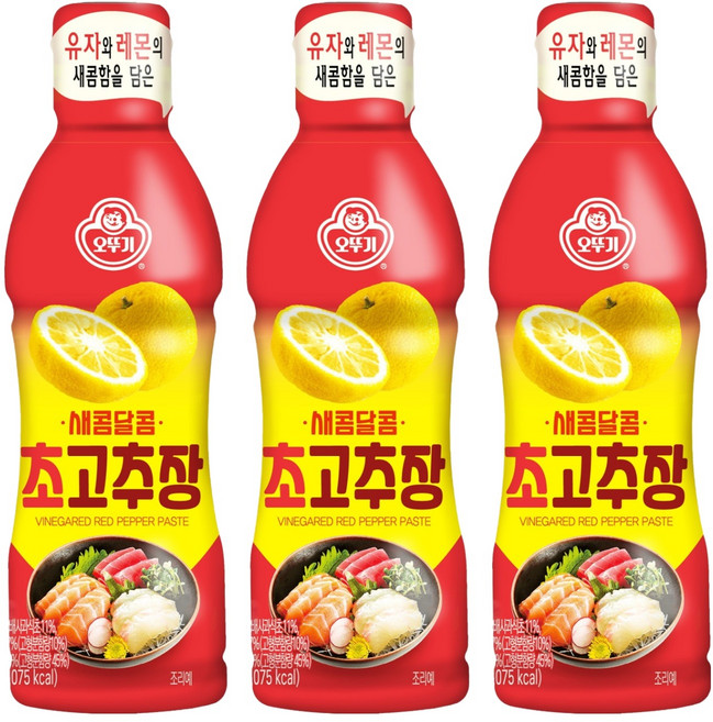 오뚜기 초고추장 S, 500g, 3개