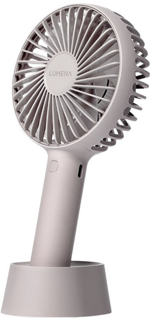 루메나 휴대용 선풍기, FAN PRO4, 핑키시그레이