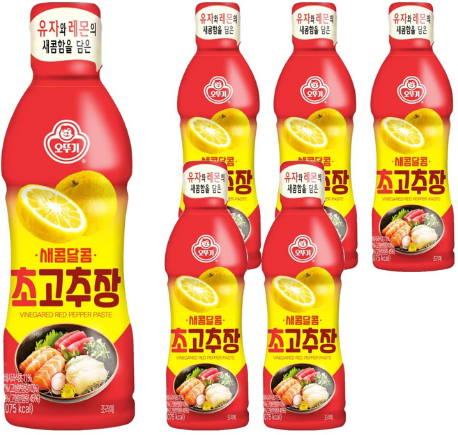 오뚜기 초고추장 S, 500g, 6개