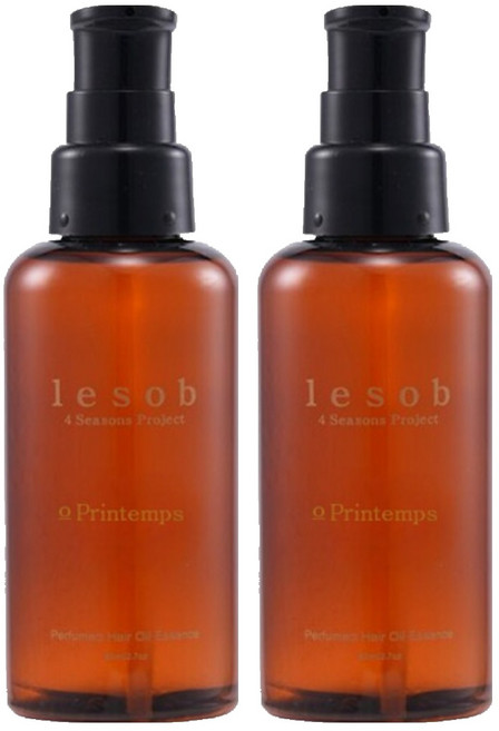 르솝 퍼퓸 헤어 오일 에센스 봄, 2개, 80ml