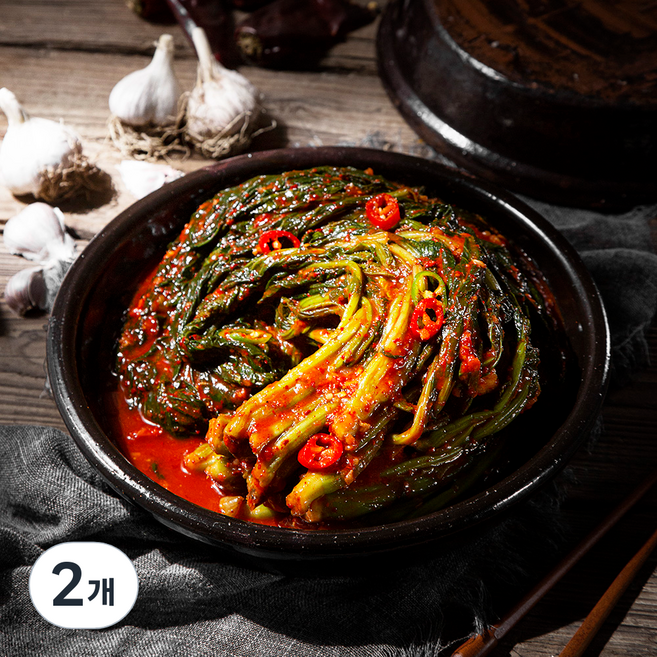 모산 장군차 갓김치, 2.5kg, 2개