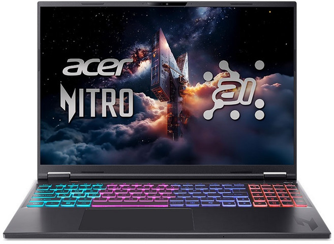 acer 宏碁 NITRO 16S AI WQXGA 16吋, AMD Ryzen 7 350, AMD Radeon Graphics, 16GB DDR5, 512GB PCle NVMe SSD, Windows 11, 黑色, AN16S-61-R0VD