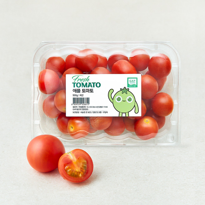 우일팜 GAP 인증 애플 토마토, 500g, 1팩