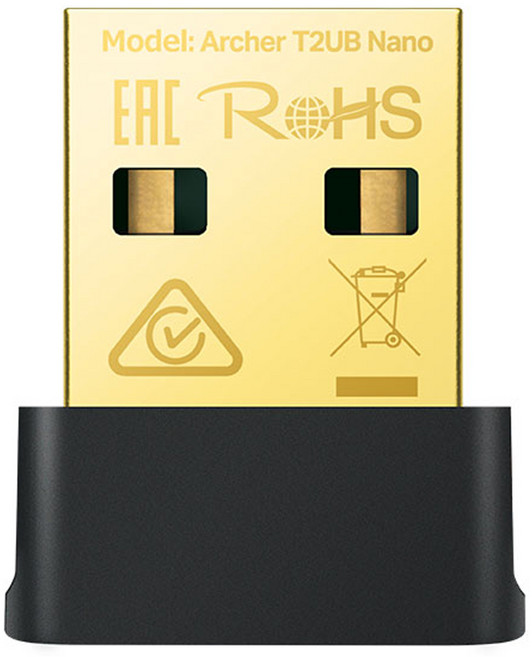 티피링크 AC600 듀얼 밴드 Wi-Fi 블루투스 4.2 USB 랜카드, Archer T2UB Nano, 1개