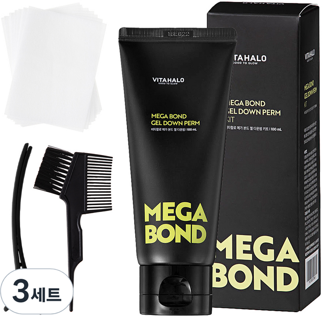 VITAHALO MEGA BOND 凝膠服貼燙組合 100ml, 3套