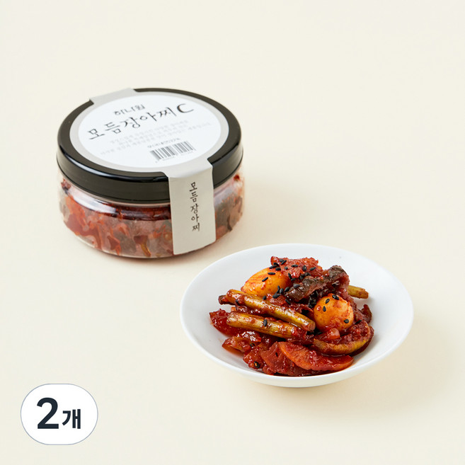 하나원 모듬장아찌 C, 150g, 2개