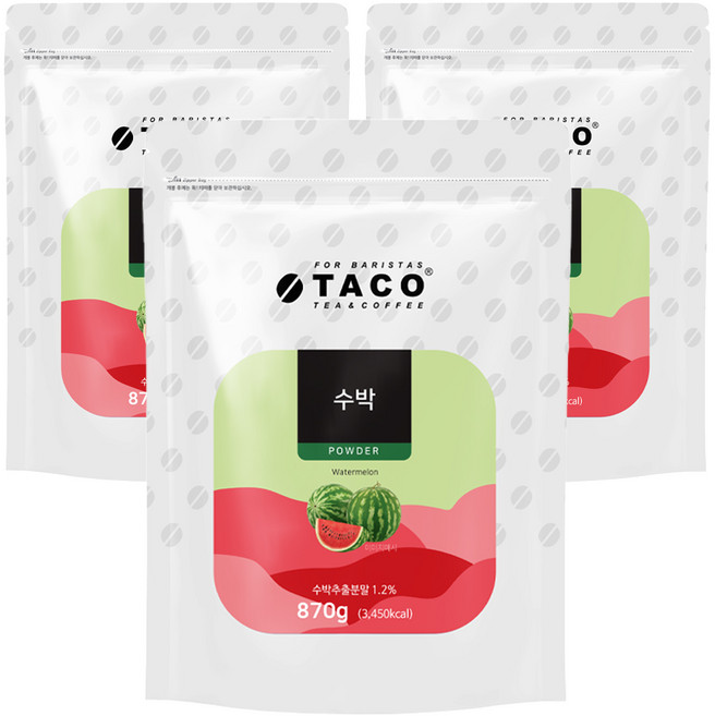 타코 수박 파우더, 870g, 1개입, 3개