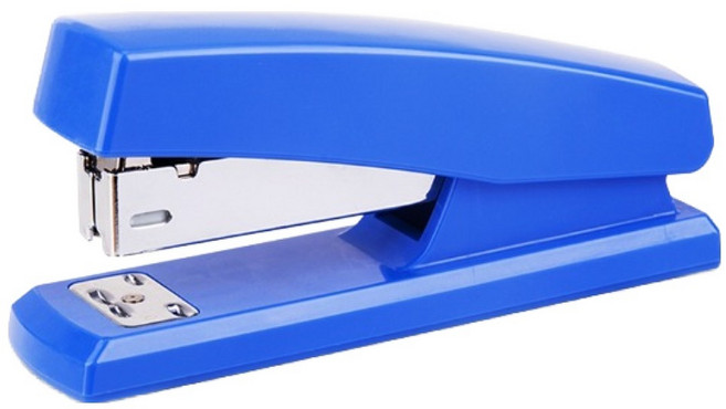 델리 메탈 스테이플러 33호침 E0425, 블루, 1개