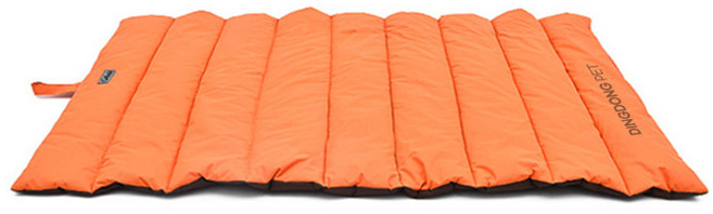 딩동펫 반려동물 캠핑 방수쿠션, 오렌지, 1개