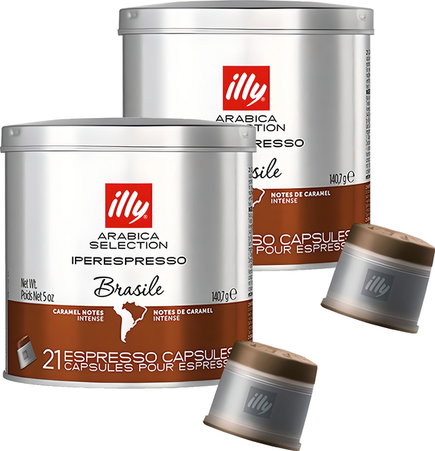 일리 모노아라비카 브라질 캡슐커피, 6.7g, 21개입, 2개