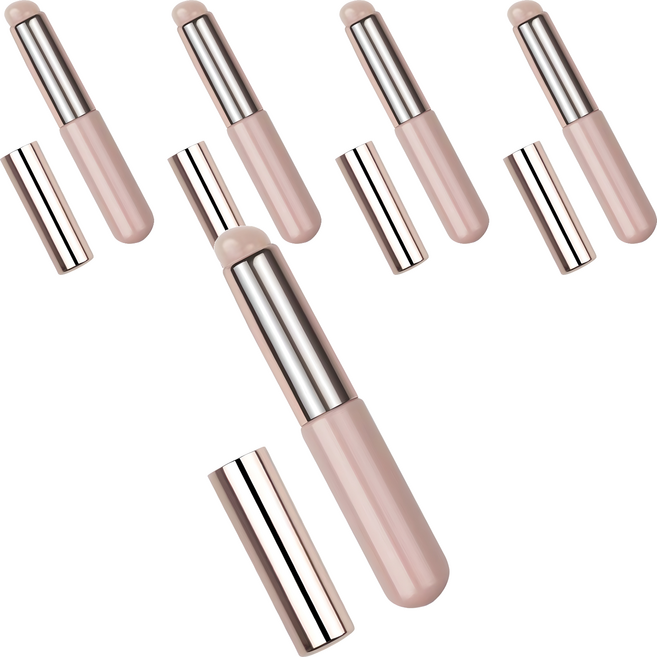 아이코어스 메이크업 실리콘 립 브러쉬, 누디, 5개