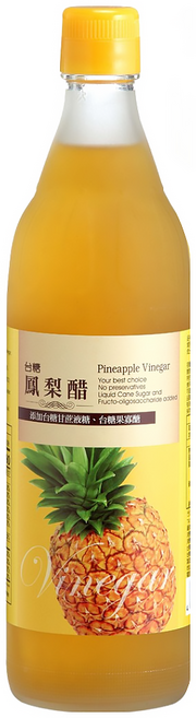 台糖 鳳梨醋, 600ml, 1瓶