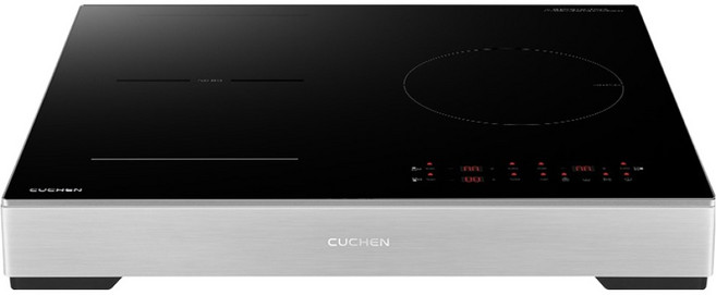 쿠첸 IH BLACK 3400 3구 인덕션 방문설치 + 스탠드케이스 실버 87mm 세트 방문설치, CIR-PB331TOB2(인덕션), CIR-EW33KD0B1(스탠드케이스), 프리스탠딩