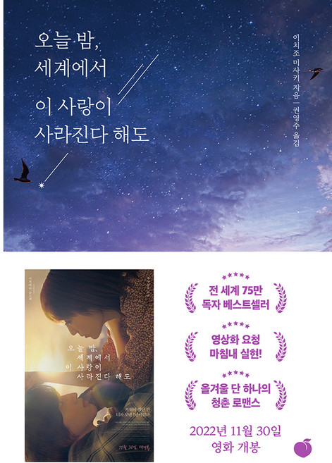 오늘 밤 세계에서 이 사랑이 사라진다 해도: 매일 기억을 잃는 너와 두 번 다시 돌아갈 수 없는 사랑을 했다, 이치조 미사키, 모모