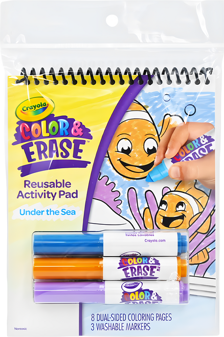 Crayola 繪兒樂 神奇擦畫 811489, 海底著色套裝, 1組