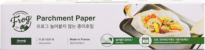 프로그 눌어붙지 않는 종이호일, 40m, 1개입, 1개