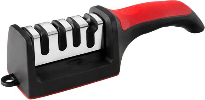 코휀하임 4in1 논슬립 다용도 멀티 가위 칼갈이, 블랙, 1개