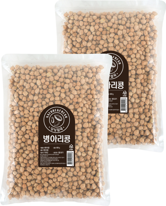 월드그린 싱싱 병아리콩, 800g, 2개