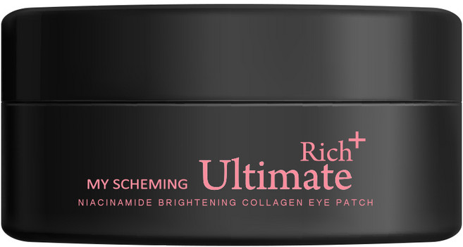 MY SCHEMING 我的心機 菸醯胺極致亮白膠原眼膜, 60入, 1組