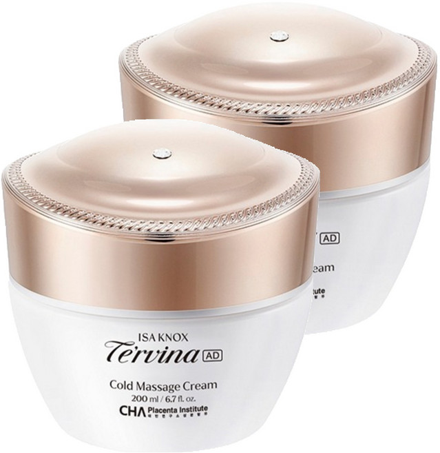 이자녹스 테르비나 어드밴스드 콜드 마사지 크림, 200ml, 2개