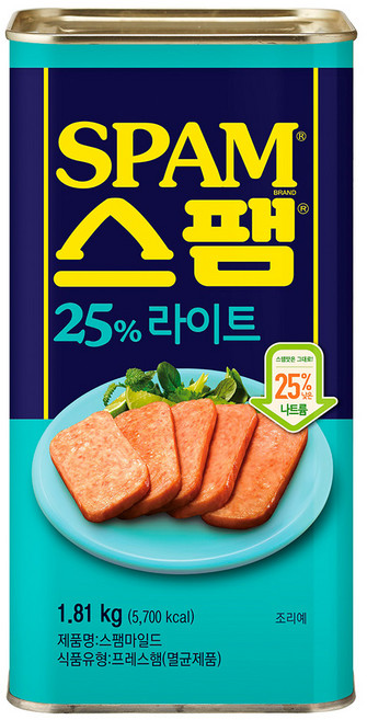 스팸 25% 라이트, 1개, 1.81kg