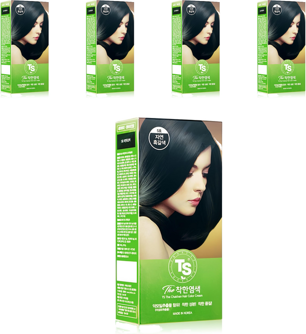 TS 착한염색, 5호 자연흑갈색, 5개