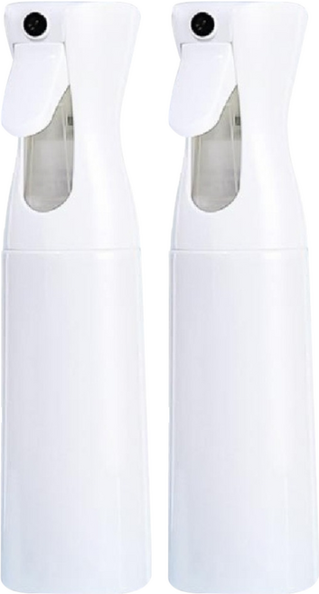 小麥購物 超細霧連續噴霧瓶 300ml L348, 2個, 白色