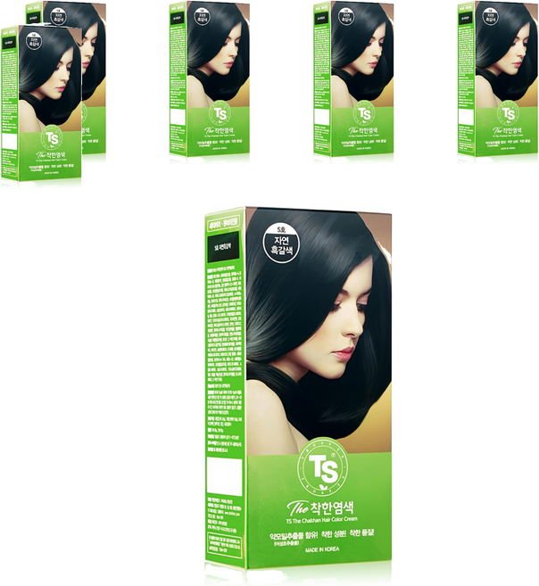 TS 착한염색, 5호 자연흑갈색, 6개