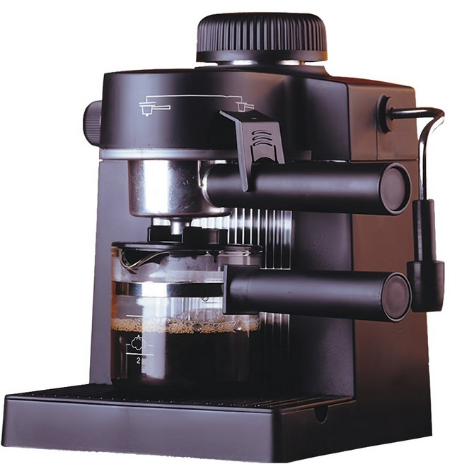 EUPA 高壓蒸氣式電咖啡機 TSK-183 可打濃密奶泡 花式咖啡輕鬆創作, 黑色