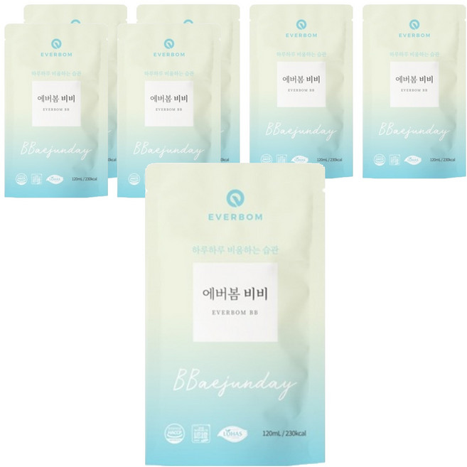 에버봄 비비 애프터, 120ml, 7개