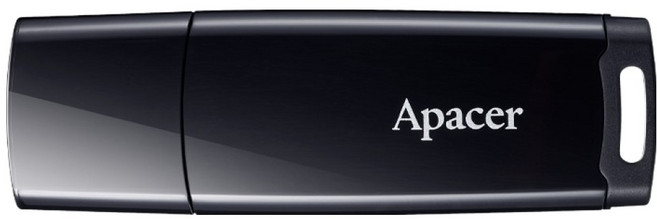 Apacer 宇瞻 USB 2.0 流線碟 AH336 64GB 隨身碟 - 精湛工藝 舒適握感 貼心吊飾孔, 1個