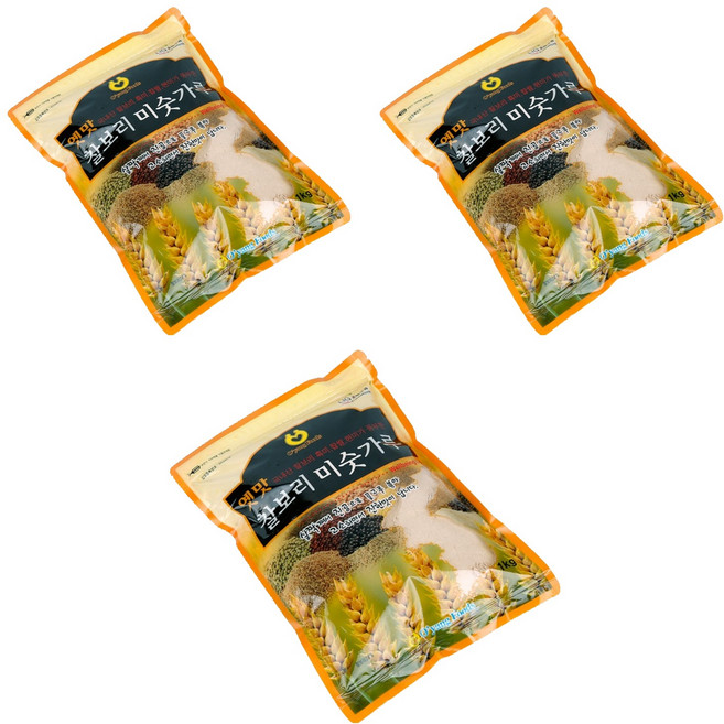 오양식품 옛맛 찰보리 미숫가루, 1kg, 3개