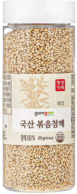 곰곰 국산 볶음 참깨, 105g, 1개