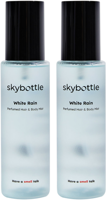 스카이보틀 퍼퓸 헤어 & 바디미스트 화이트레인, 100ml, 2개
