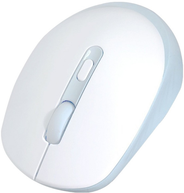 Rockfire 靜音美學無線滑鼠 M, M813, 藍色, 1個