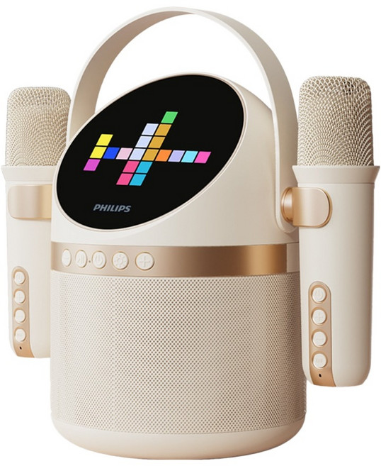 PHILIPS 飛利浦 小福麥AI智能K歌藍牙音箱, TAS2509WT, 白色
