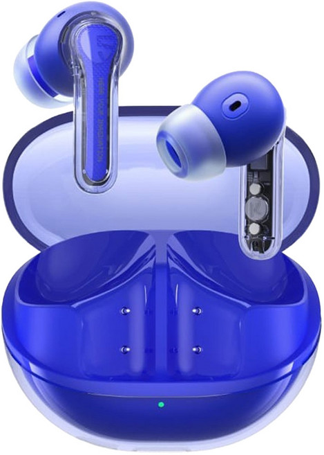 SOunDPEATS Clear Wireless 入耳式 無線耳機 Bluetooth 5.3 APP Control Built-in Mic Stereo 40H Playtime 透藍色 Clear