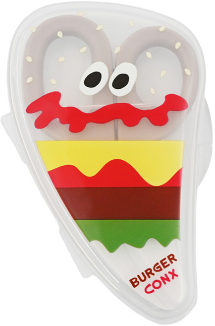 Skater 兒童安全食物剪, 漢堡 多色, 1支