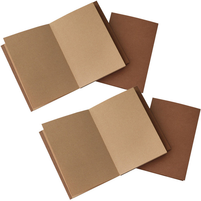 하늬통상 드로잉북 크라프트지 100g 126p, B5, 4개