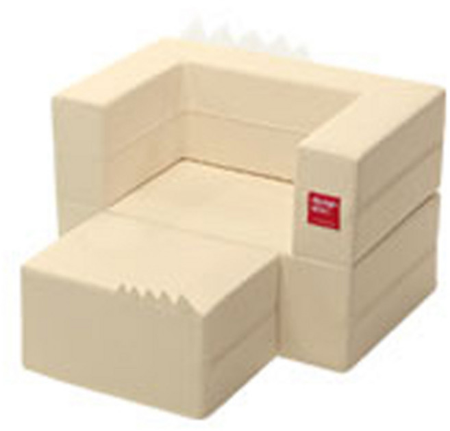 디자인스킨 케이크 유아 소파, L옐로우