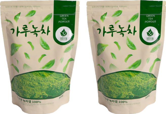 대한다업 가루녹차, 500g, 1개입, 2개